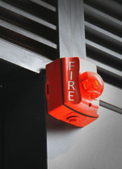 Fire Alarm outside building